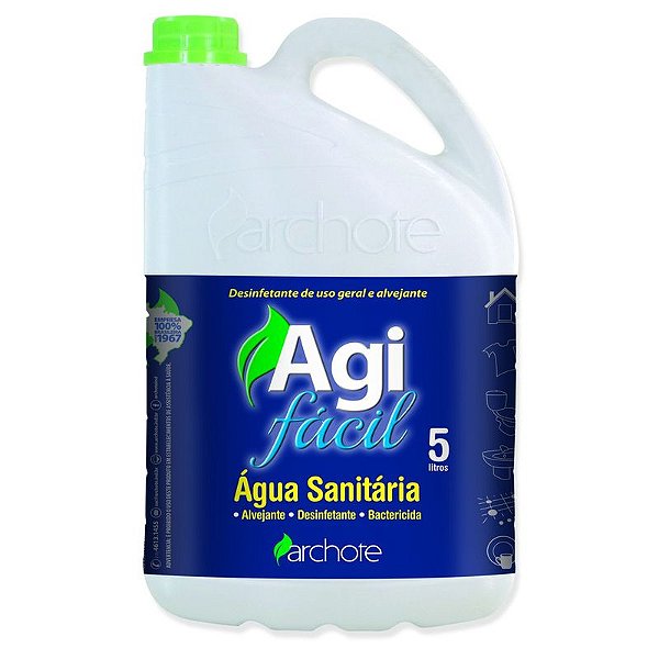 ARCHOTE AGUA SANITARIA AGIFACIL 05 LITROS