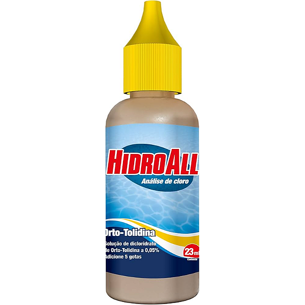HIDROALL REAGENTE CLORO - KIT ORTO -TOLIDINA 23 ML