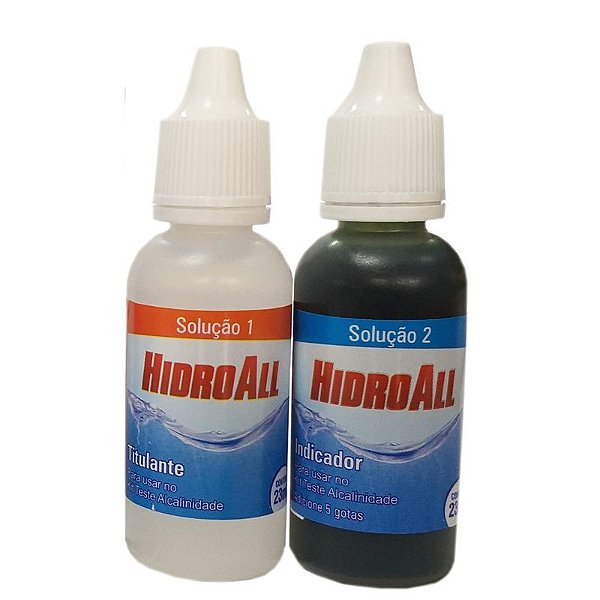 HIDROALL REAGENTE ALCALINIDADE - SOLUÇÃO 01 - 23 ML