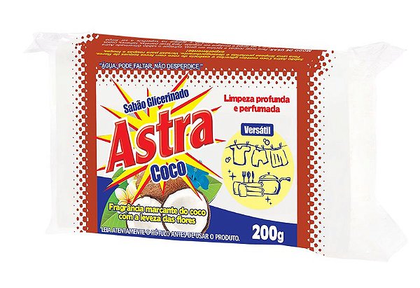 SABAO BARRA GLICER. ASTRA COCO  200 GRS