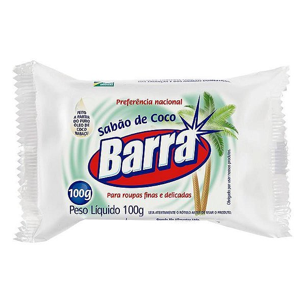 SABAO COCO BARRA 100 GRAMAS
