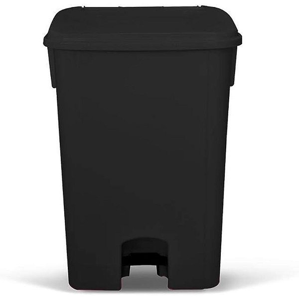 BRALIMPIA COLETOR DE PEDAL 100L SEM RODAS PRETO