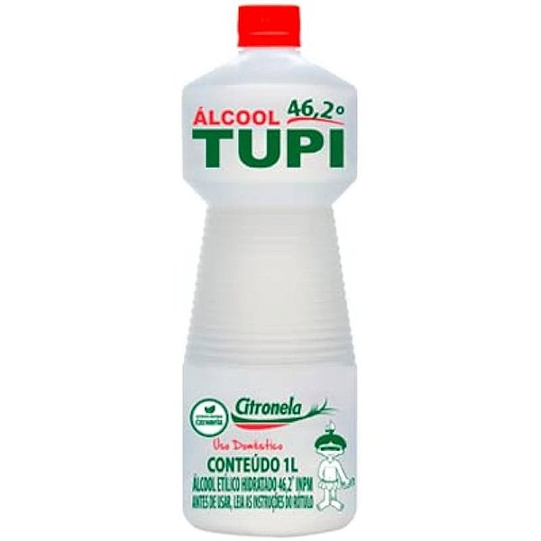 ALCOOL LIQUIDO TUPI 46,2 INPM 1000 ML CITRONELA
