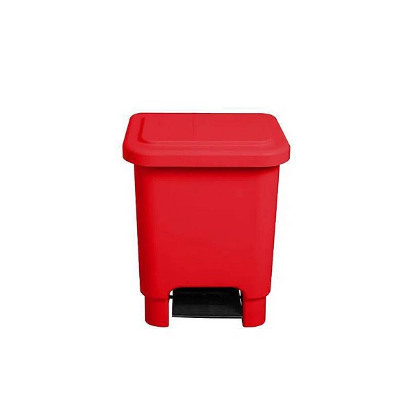 LAR LIXEIRA 15 LTS COM PEDAL VERMELHA