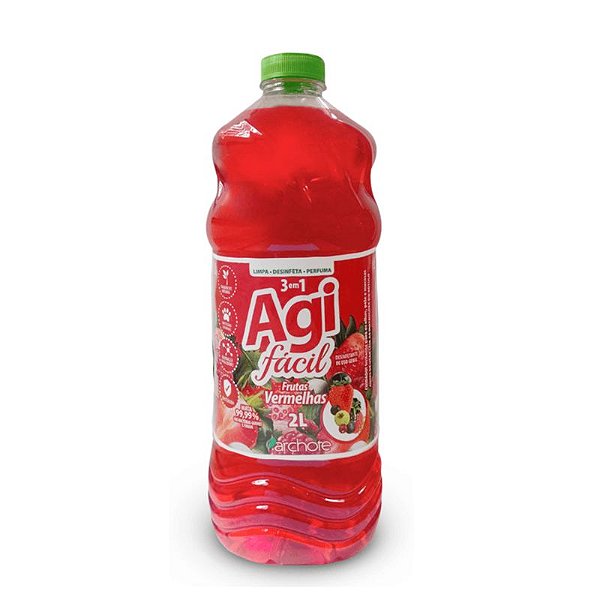 ARCHOTE AGIFACIL DESINFETANTE FRUTAS VERMELHAS 02 LITROS