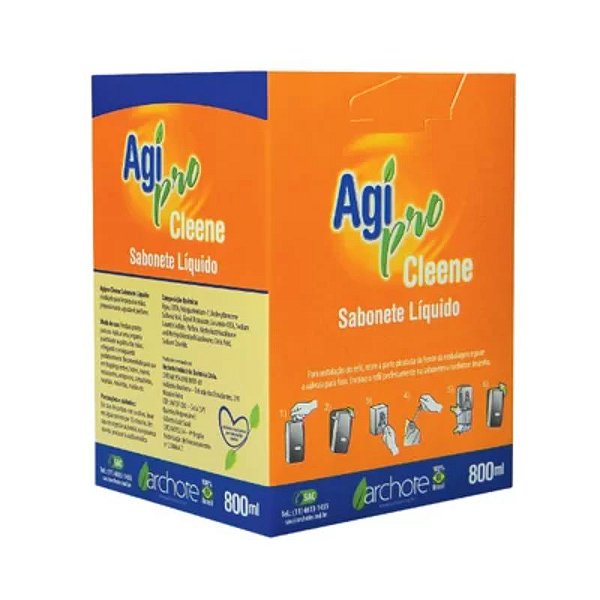 ARCHOTE SABONETE LIQ. ERVA DOCE AGIPRO CLEENE 800 ML