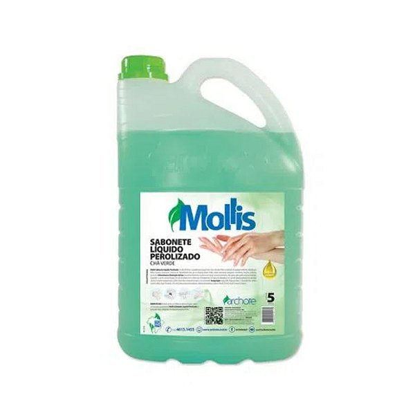 ARCHOTE MOLLIS SABONETE LIQUIDO PEROLIZADO CHA VERDE 05 LTS