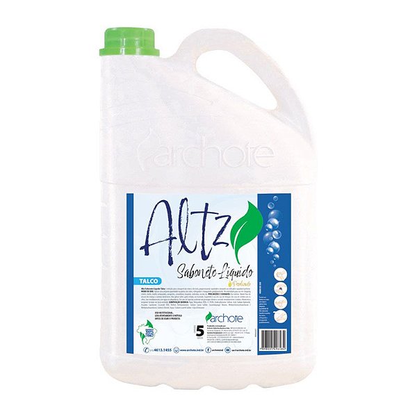ARCHOTE ALTZ SABONETE LIQUIDO PEROLIZADO TALCO 05 LITROS