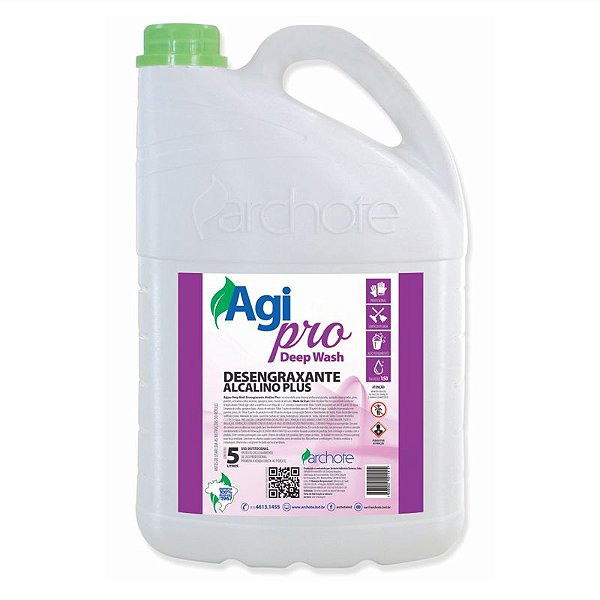 ARCHOTE AGIPRO DEEP WASH DESENGRAXANTE ALCALINOI PLUS 05 LITROS
