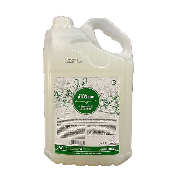 AUDAX BUTTERFLY SABONETE ORQUIDEAS BRANCAS 800 ML