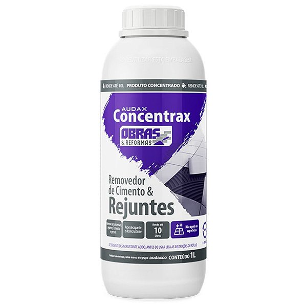 AUDAX CONCENTRAX REMOVEDOR DE CIMENTO E REJUNTES 01 LITRO