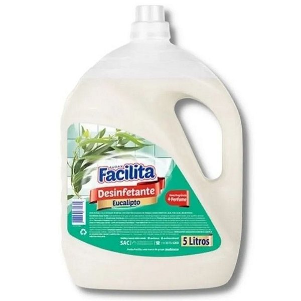 AUDAX FACILITA DESINFETANTE EUCALIPTO 05 LITROS