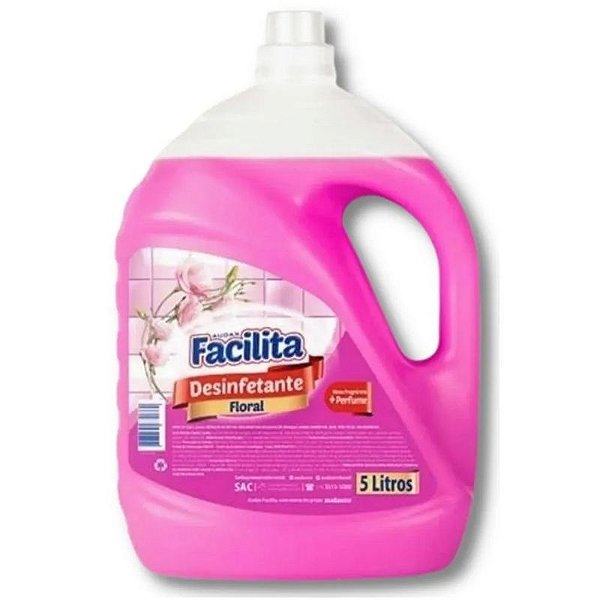 AUDAX FACILITA DESINFETANTE FLORAL 05 LITROS