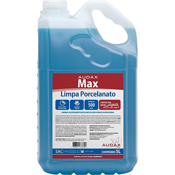 AUDAX MAX LIMPA PORCELANATO 05 LITROS