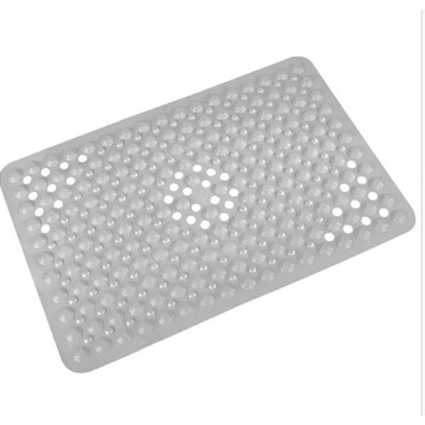 CIPLA TAPETE BANHEIRO FLEXIVEL CINZA REAL 58X38 CM