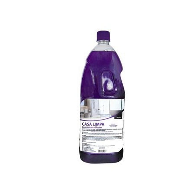 DESINFETANTE MASTER CASA LIMPA LAVANDA 02 LITROS