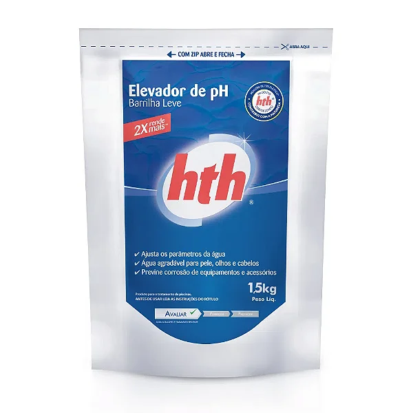 HTH ELEVADOR DE PH - BARRILHA LEVE 1.5 KG