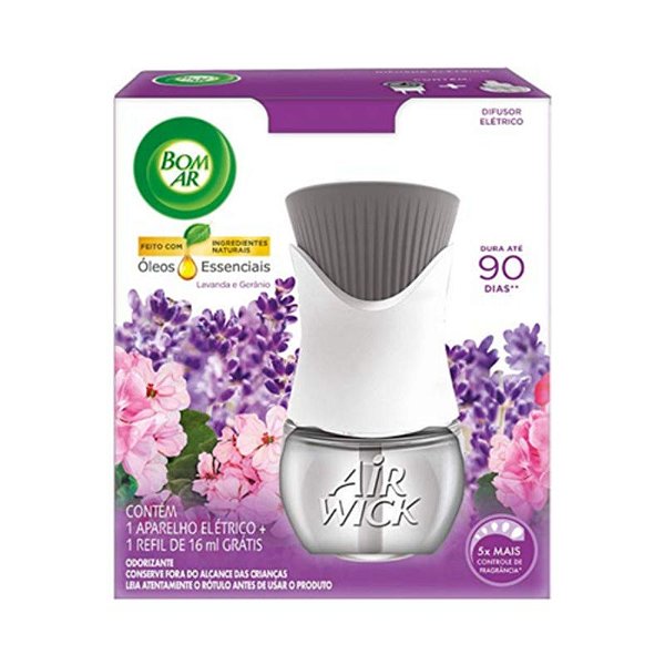 BOM AR DIFUSOR ELETRICO  AP+REF 16 ML LAVANDA