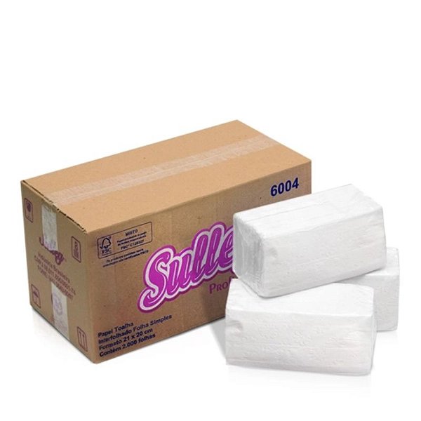 SULLEG CLASSIC PAPEL TOALHA INTERFOLHA  FOLHA SIMPLES 2000 FOLHAS