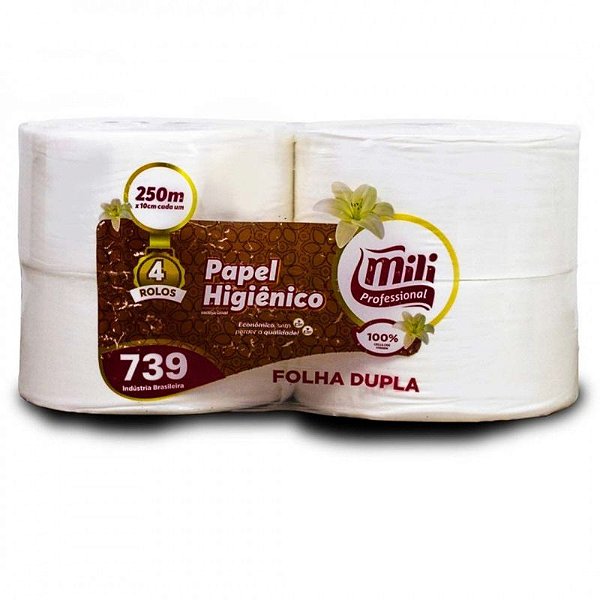 MILI HIGIENICO SOFT DUO 14+14GR 04 ROLOS 10CMX250MTS