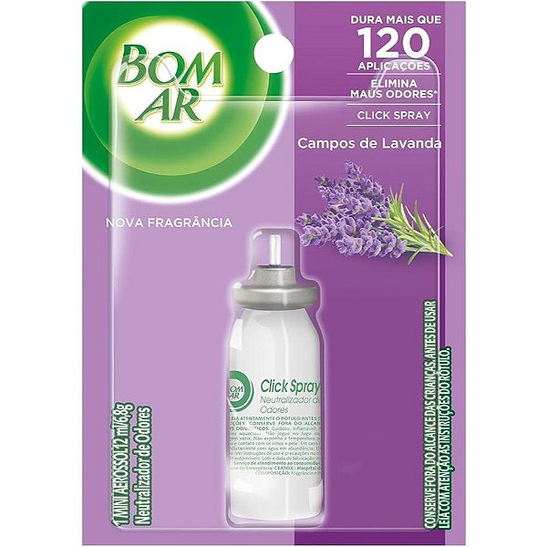 BOM AR CLICK SPRAY REFIL LAVANDA