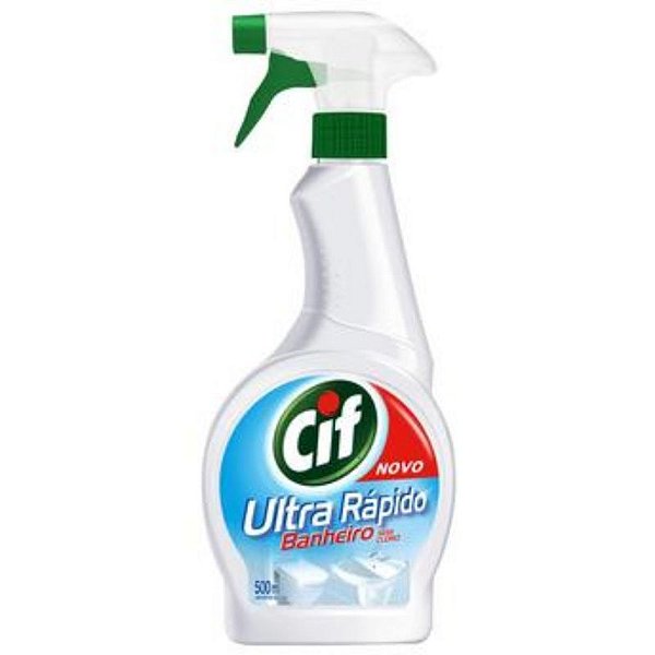 LIMPADOR CIF BANHEIRO ULTRA RAPIDO TIRA LIMO PULV. 500 ML