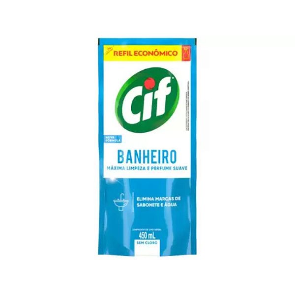 LIMPADOR CIF ULTRA RAPIDO BANHEIRO DOYPAC 450 ML