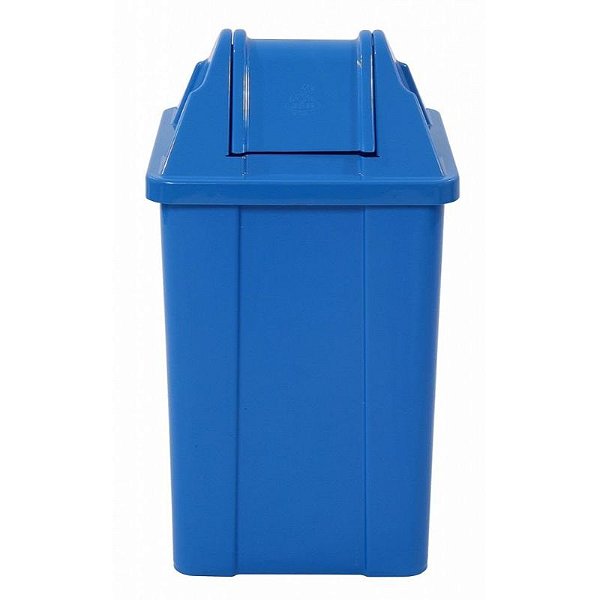 LIXEIRA BASCULANTE JSN AZUL 60 LITROS