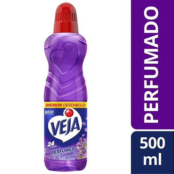 LIMPADOR PERFUMADO VEJA PERF 500 ML LAVANDA