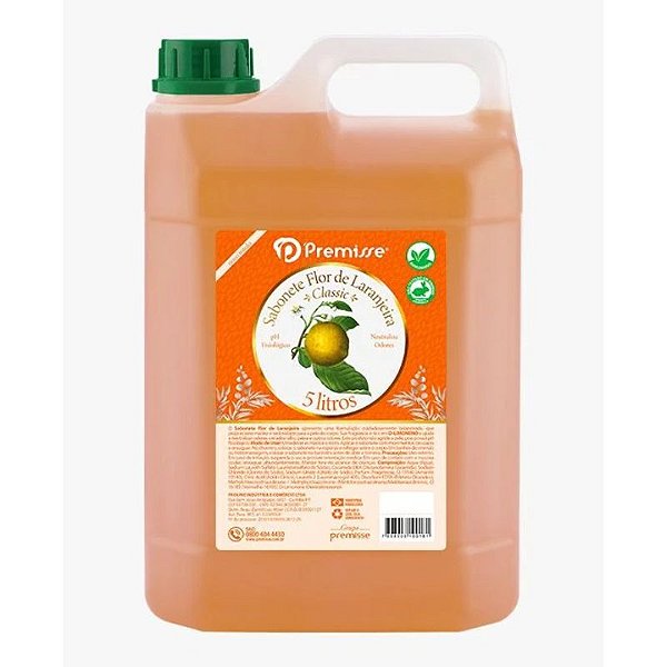 PREMISSE SABONETE FLOR DE LARANJEIRA 05 LITROS