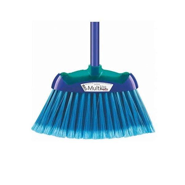 SUPERPRO VASSOURA MULTIUSO PLAST COM CABO AZUL