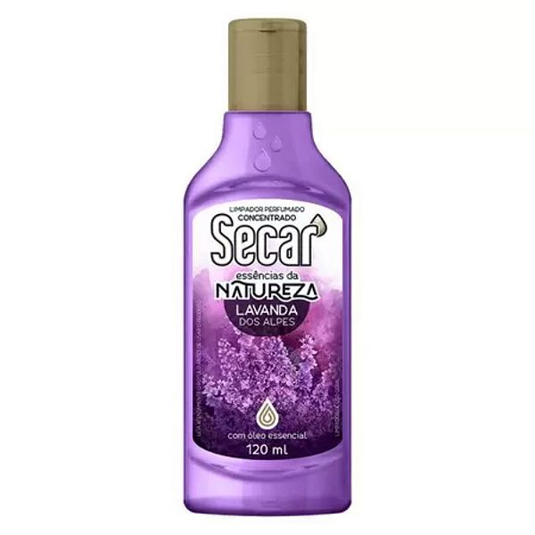 LIMPADOR PERFUMADO CONCENTRADO SECAR LAVANDA DOS ALPES 120 ML