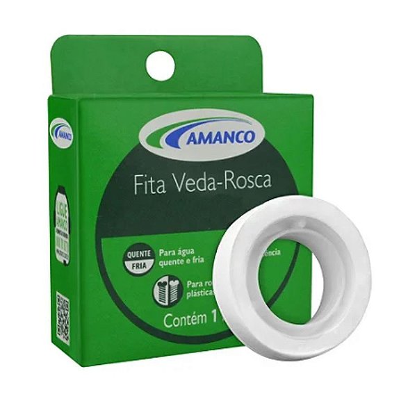 FITA VEDA ROSCA AMANCO 18 MM X 10 METROS