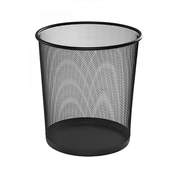 SUPERPRO CESTO METAL P/ LIXO 12,5L PRETO SP93816PR