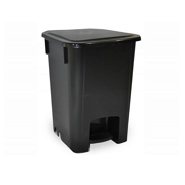 BRALIMPIA COLETOR DE PEDAL 50 LTS PRETO