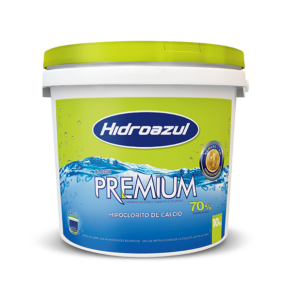 HIDROAZUL CLORO GRANULADO - HIPOCLORITO DE CALCIO -  PREMIUM 10 KGS