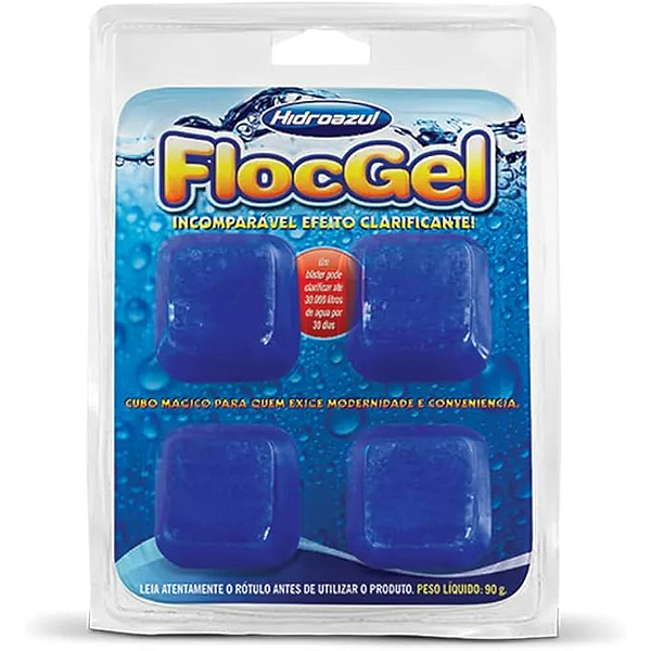 HIDROAZUL FLOC GEL BT 04 UNIDADES