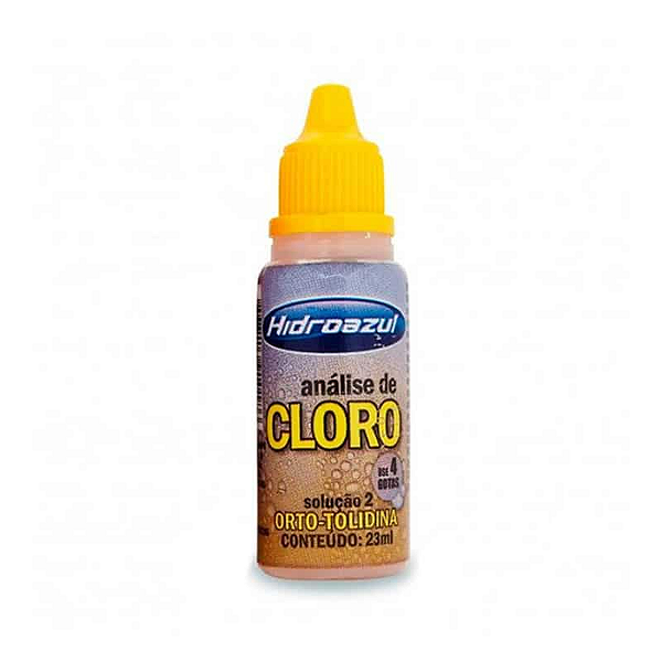 HIDROAZUL REAGENTE SOLUCAO CLORO 23 ML