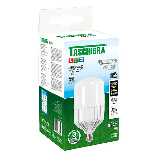 TASCHIBRA LED LAMP BULBO TKL 225 40W 6500K E27