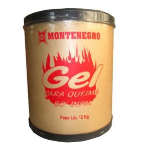 ALCOOL MONTENEGRO GEL 80 INPM BARRICA 12 KGS