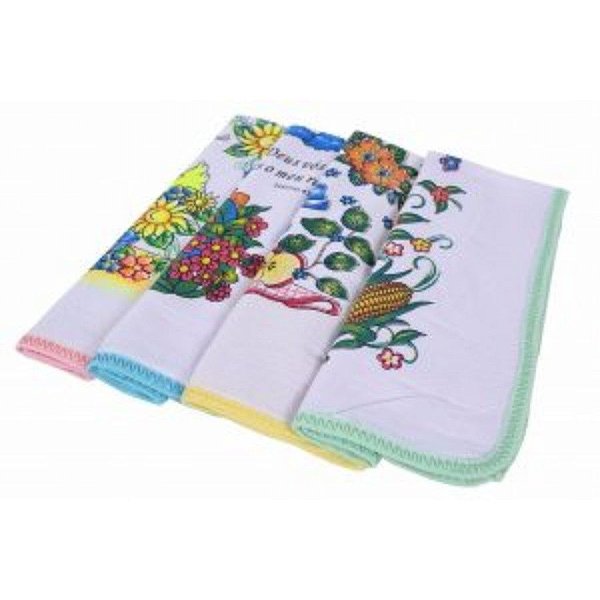 PANO PRATO BAINHA ESTAMPADO UNIÃO 42 X 65 CM