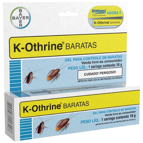 MATA BARATA K-OTHRINE GEL BISNAGA 10 GRAMAS BAYER