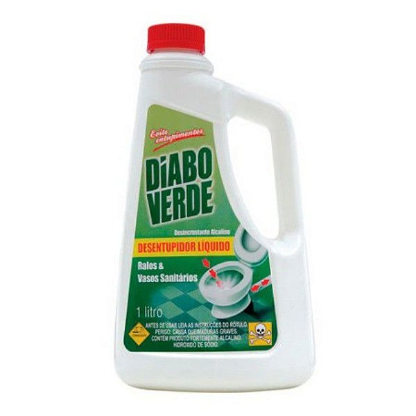 DESENTUPIDOR LIQUIDO DIABO VERDE 01 LITRO