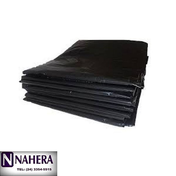 SACO PARA LIXO PRETO 40 LITROS COM 100 UNIDADES