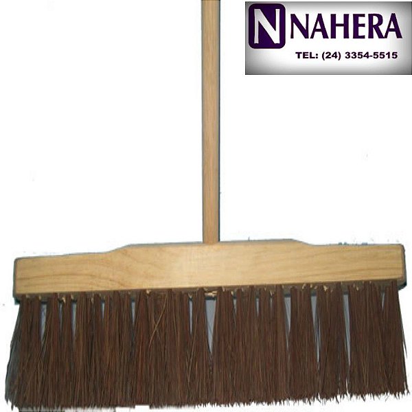 VASSOURA GARI NAHERA PIAÇAVA 40 CM 42 FUROS