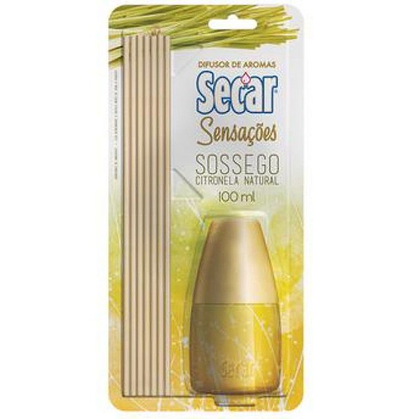 DIFUSOR DE AROMAS SECAR SOSSEGO - CITRONELA NATURAL 100 ML