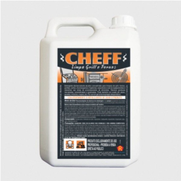 ROYAL CHEFF LIMPA FORNO E GRILL 05 LITROS