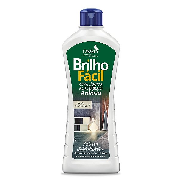 CERA BRILHO FACIL ARDOSIA 750 ML