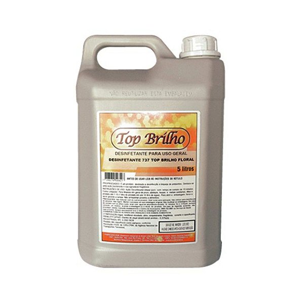 DESINFETANTE 737 TOP BRILHO FLORAL 05 LITROS