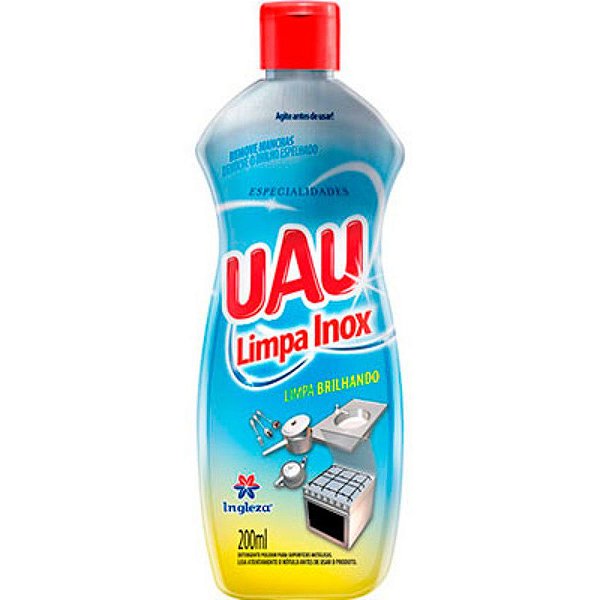 INGLEZA LIMPA INOX UAU 200ML